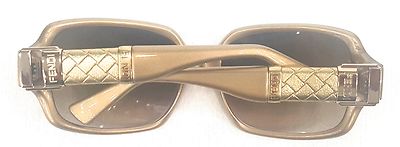 FENDI FS445 SUNGLASSES Color 718 100% Authentic GOLD-BROWN | eBay