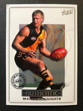 2001 Select Authentic Football Card Collection Matthew Knights