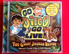GO DIEGO GO LIVE - The Great Jaguar Rescue CD 2007 Nick Jr AS NEW!