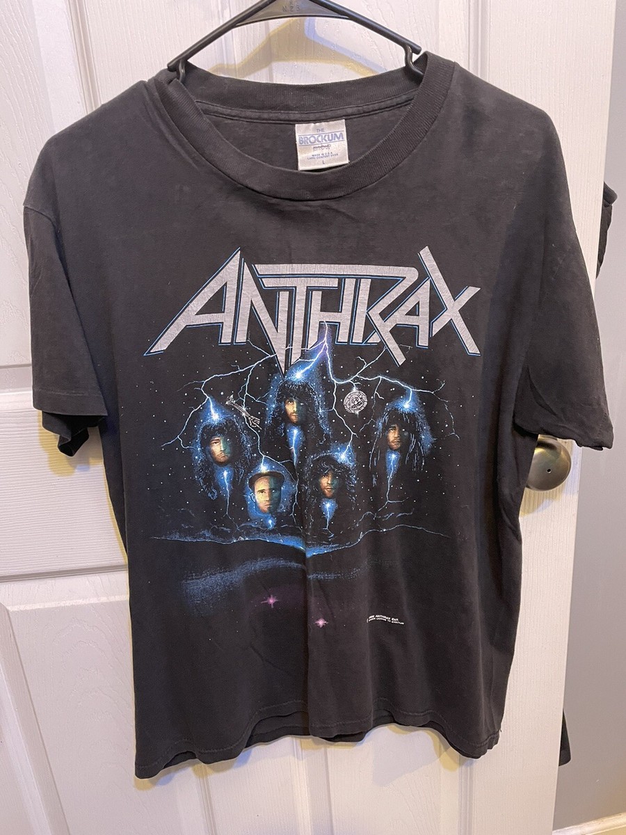 1990 Anthrax Persistence of Time Tシャツ 1990 ANTHRAX Persistence of Time Band Tee Size L | eBay