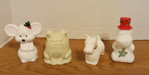 Set of 4 Vintage AVON Animal Cologne Perfume Bottles Decanters - Picture 2 of 5