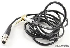 6ft. Mini XLR Female / 3.5mm TRS Right-Angle Male Pro Lapel Mic Cable, XM-306R