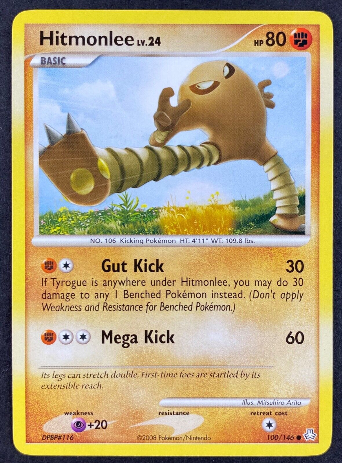 Carta de Jogo: Hitmonlee (Pokémon TCG(Legends Awakened Set) Col