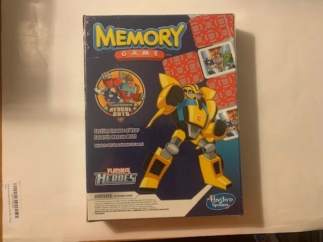 Hasbro Transformers Rescue Bots Memory Game 48 Cards Ages 3+BRAND NEW  1+Players - Image 2 of 2
