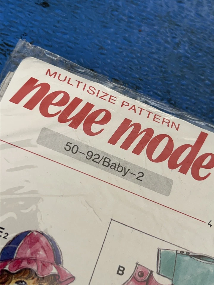 Vintage Neue Mode S 55271 50-92 Baby-2 Multisize Pattern - Image 3 of 4