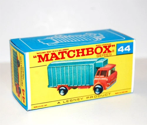 Matchbox Lesney No 44  GMC REFRIGERATOR TRUCK Empty Repro E Style Box*