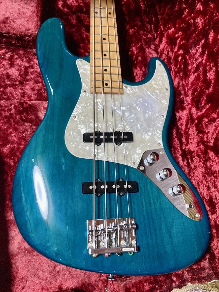 Used Bacchus BJB-98 MIJ Jazz Bass GRAY JIRO Electric Base 4.3kg W/GB