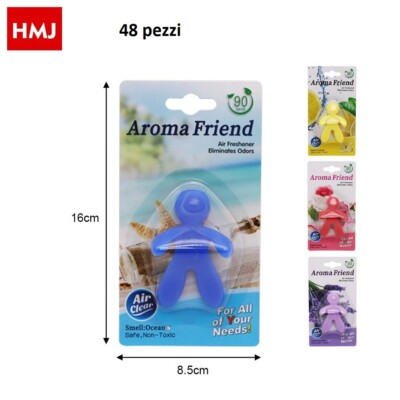 x 48-teiliges Parfüm Parfüm Innenraum Deodorant Auto Omino hmj Set