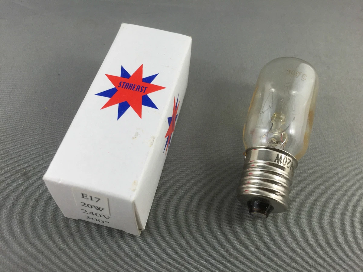 3 x SAMSUNG LG GE WHIRLPOOL FRIDGE LIGHT BULB GLOBE E17 15 WATT