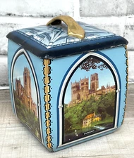 Vintage Edward Sharp & Sons Metal English Cathedrals Toffee Candy Tin England