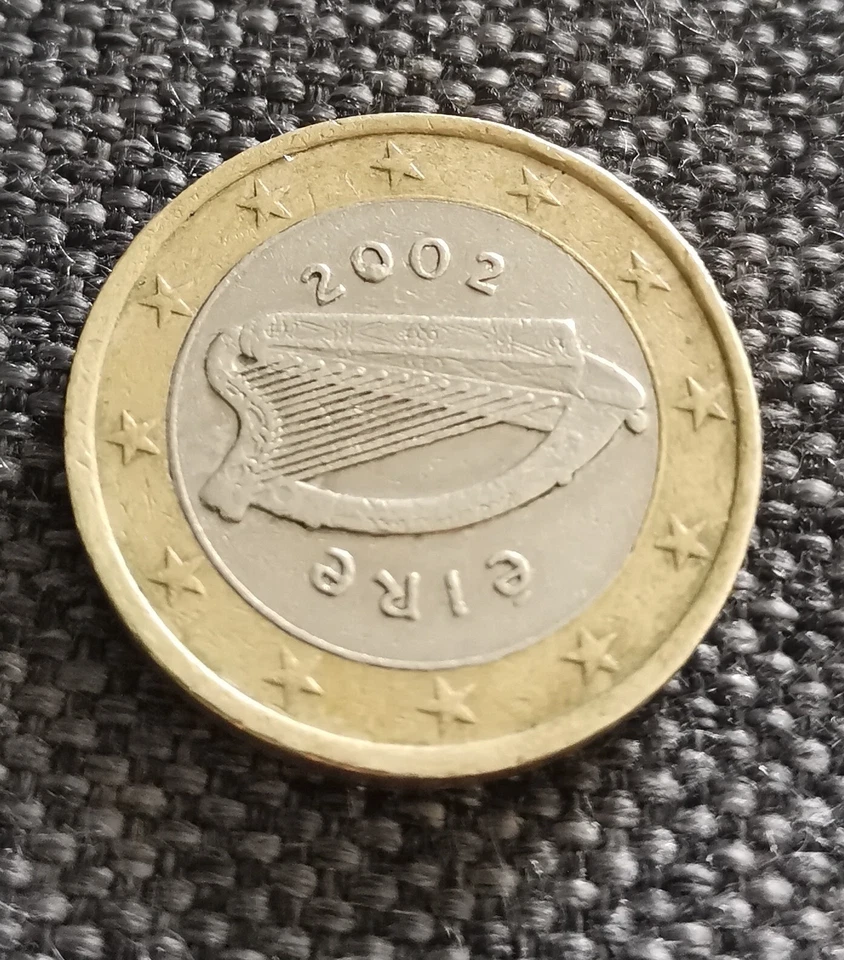 1 euro 2002 Irlanda raro Foto 4 de 4
