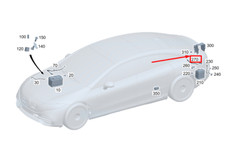 Mercedes-Benz EQS V297 Batteriesensor hinten A0009051015 NEU ORIGINAL