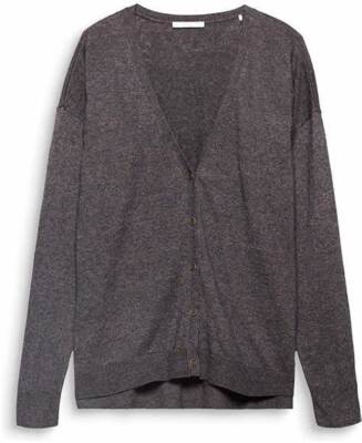EDC by ESPRIT V-Neck Grey Long Sleeve Cardigan Size M BNWT