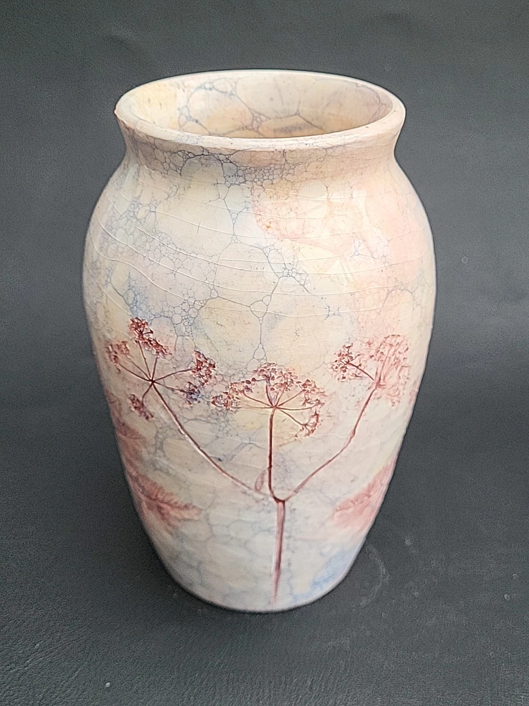 Glazed Studio Pottery Vase 'Spring' By S Beasley