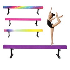 Schwebebalken Kinder, Gymnastik Balance Balken,Beflockungsschicht Balancierbalke