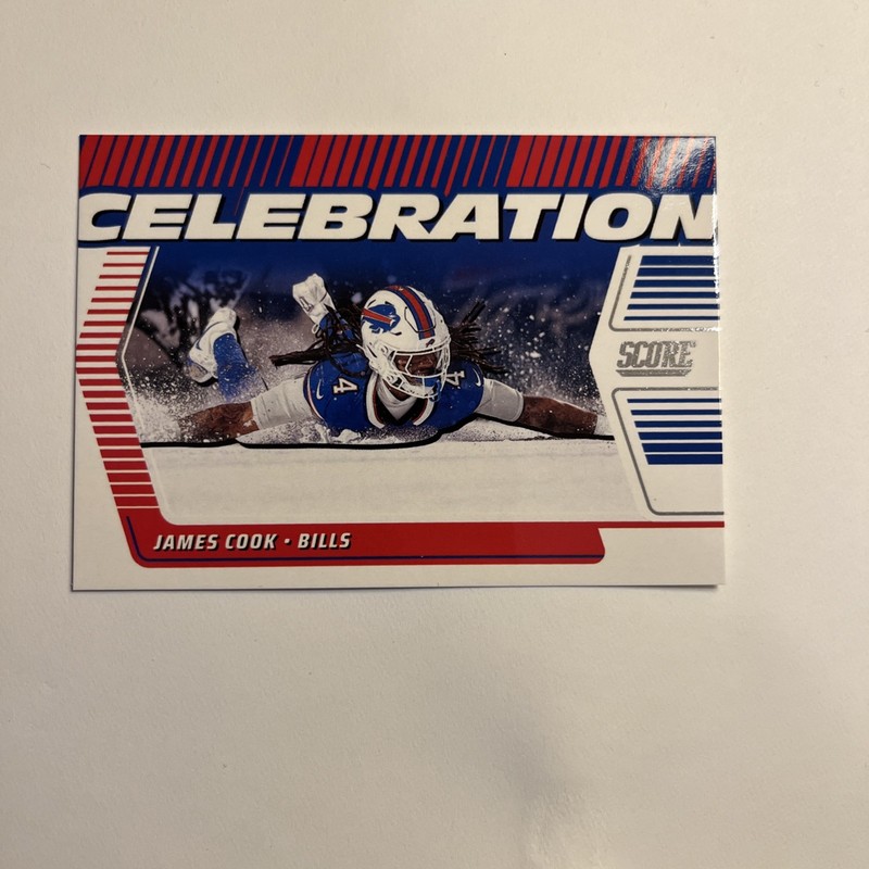 2025 Score - Celebration James Cook #C-JCO