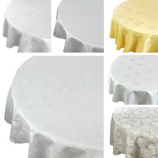 Tovaglia pasquale rotonda antimacchia Oeko-Tex 100