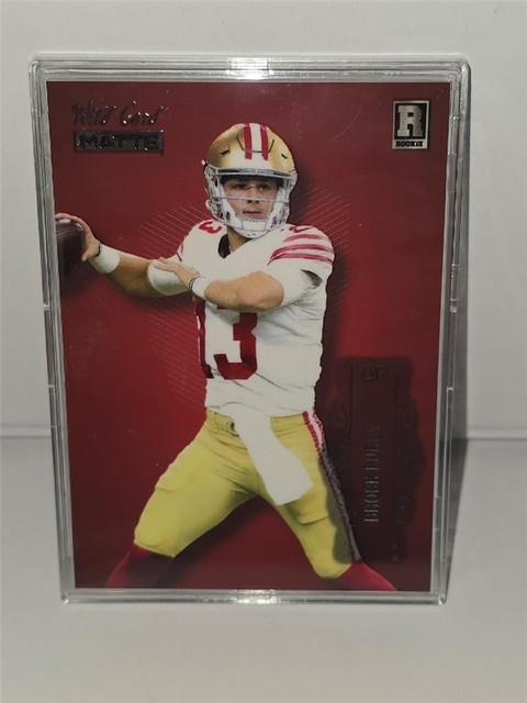 2022 Wild Card MATTE Brock Purdy Edition - Brock Purdy #BC-BP Red-Gold Foil (