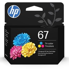 HP 67 Tri-color Original Ink Cartridge, Expiration: 2027