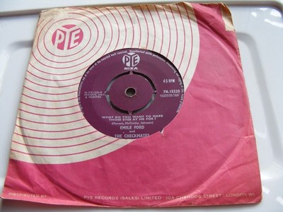 Emile Ford & Checkmates  What Do You Want To Make Those Eyes At Me Original 1959