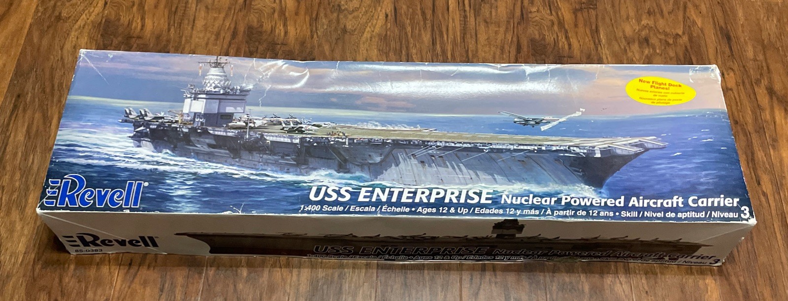 REVELL #85-0383 USS ENTERPRISE CVN 65 NUCLEAR POWERED AIRCRA