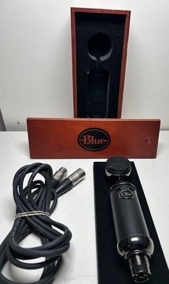 TESTED Blue Blackout Spark SL XLR Condenser Microphone W/Case & XLR (FREE S&H)!