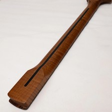 Left Handed Guitar Neck Roasted Flame Maple Rosewood 22 Frets 25.5" Scale