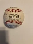 Vintage Baseball Autographed Ball By 1950's Announcer Van Patrick