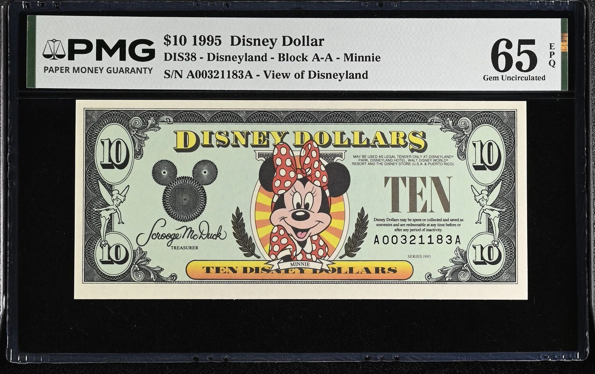 Доллары Disney (с 1968 г. по настоящее время) - огромный выбор по