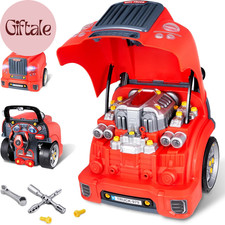 Interactive Truck Engine Toy with Removable Parts - Lights, Sounds, and Fun for