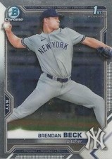 2021 Bowman Draft #BDC-118 Brendan Beck Chrome NM