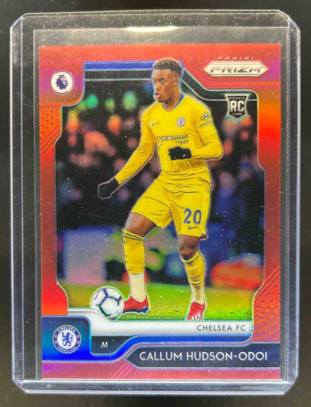 2019 Prizm Premier League Callum Hudson-Odoi RC Red #96/149 Chelsea