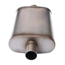 Universal 409 Stainless Muffler Straight-Through Performance Muffler 3"