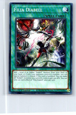 Filia Diabell ALIN-EN057 Alliance Insight Yu-Gi-Oh 1st Edition LP