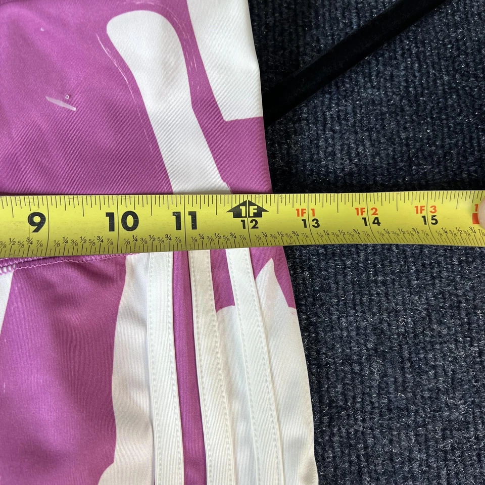 Leggings Adidas Feminina Média Rosa Branca Ajuste Apertado 7/8 Trefoil Originals HK5195 - Imagem 4 de 4