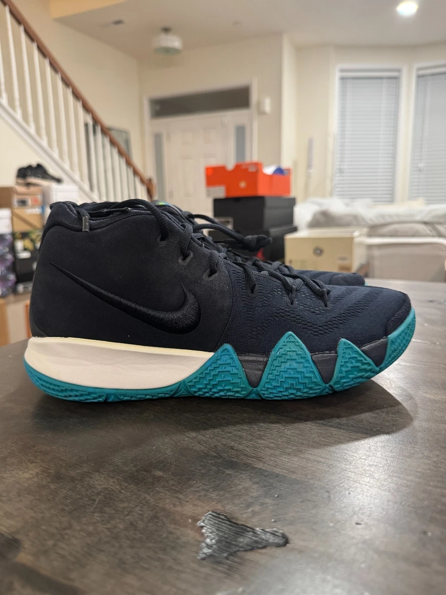 Nike Kyrie 4 Think Twice Dark Obsidian Blue Mens Shoes 943806-401 Sz 16 RARE Nike Kyrie 4 Dark Obsidian Think Twice Mens Shoes  main image 3