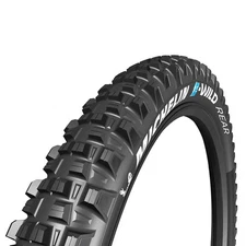 Michelin E-Wild Rear MTB Tire – 27.5 x 2.60, Tubeless Ready, Folding