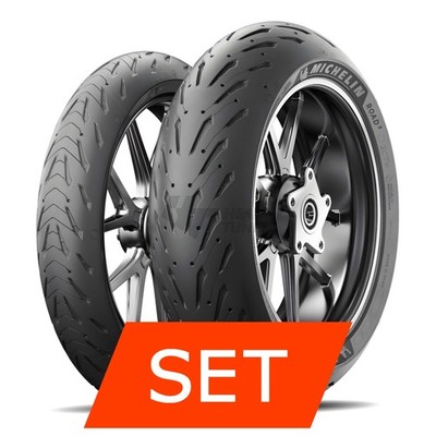 Reifenset Michelin Road 5 für Honda NC 700 D Integra 120/70 ZR17 58W+160/60