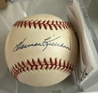 Harmon Killebrew Signed Auto Baseball Minnesota Twins & Topps 120 Baseball Card