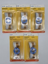 5X Cooper Bussmann Fuses 3-Packs Time Delay Edison Base 15A BP/TL-15 NOS