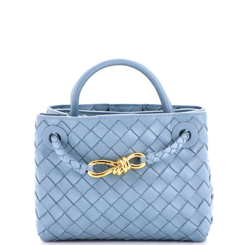 Bottega Veneta Andiamo Top Handle Bag Intrecciato Nappa Small