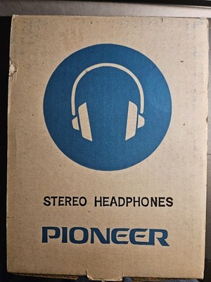 VTG Pioneer SE-20A Stereo Headphones With Box Manual Tested excellent sound EUC