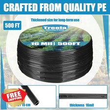 Treela 500ft 5/8" Drip Tape 6" Spacing 16 Mil Garden Hose