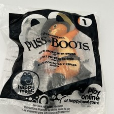 DreamWorks Puss In Boots Happy Meal Toy With Sword McDonalds 2011 New Sealed