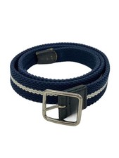 MACKINTOSH PHILOSOPHY Belt Blue Stripe Men's