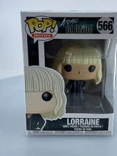Funko POP! Movies Atomic Blonde Lorraine with Gun #566 Vinyl Figure DAMAGED BOX