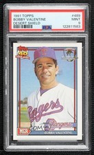 1991 Topps Team Leaders Operation Desert Bobby Valentine PSA 9 MINT Shield 5sb