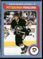 2008-09 O-Pee-Chee Kristopher Letang 1979-80-Retro #456 Pittsburgh Penguins