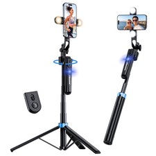 70'' Auto Face Tracking Tripod 360° Rotation with Stand, Phone Tripod with Fi...