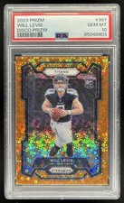 2023 Panini Prizm Will Levis RC Orange Disco Rookie #397 Titans PSA 10 GEM MINT